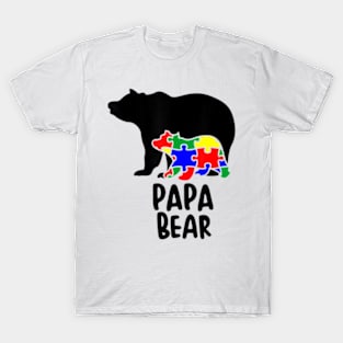 Autism Awareness Month Papa Bear T-Shirt